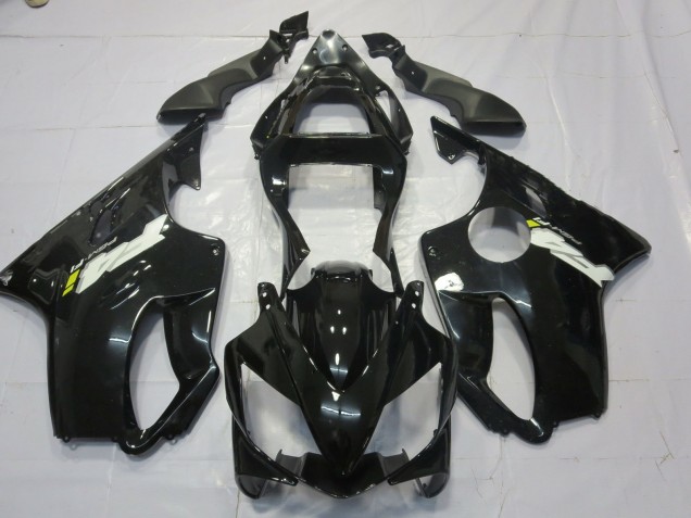2001-2003 Schwarz Glänzend Mit Aufklebern Honda CBR600 F4i Motorrad Verkleidung