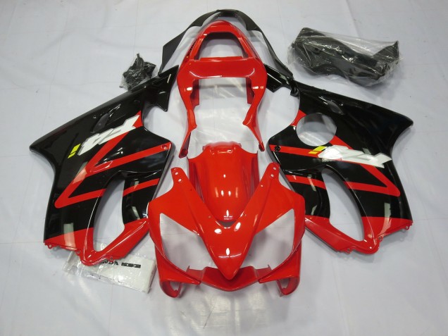 2001-2003 Schwarz Rot Weiß Honda CBR600 F4i Motorrad Verkleidung 2001-2003 Schwarz Rot Weiß Honda CBR600 F4i Motorrad Verkleidung