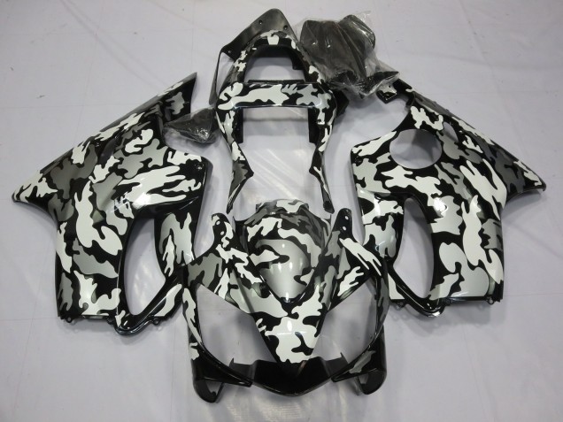 2001-2003 Spezial Tarnung Design Honda CBR600 F4i Motorrad Verkleidung 2001-2003 Spezial Tarnung Design Honda CBR600 F4i Motorrad Verkleidung