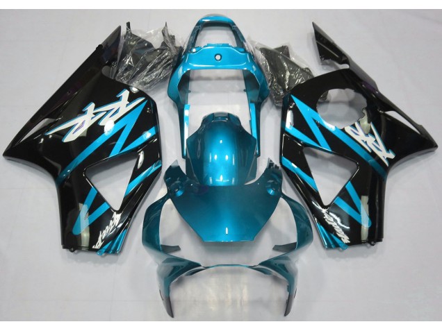 2002-2003 Elektrisches Hellblau Honda CBR954RR Motorrad Verkleidung