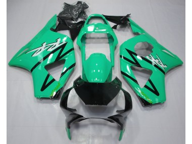2002-2003 Glänzendes Blaugrün Honda CBR954RR Motorrad Verkleidung