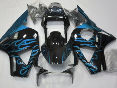 2002-2003 Hellblau Flamme Honda CBR954RR Motorrad Verkleidung