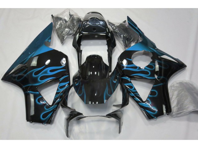 2002-2003 Hellblau Flamme Honda CBR954RR Motorrad Verkleidung