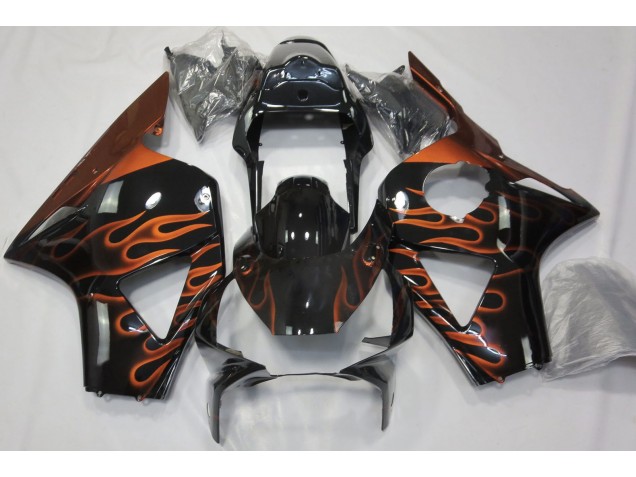 2002-2003 Orange Flamme Honda CBR954RR Motorrad Verkleidung 2002-2003 Orange Flamme Honda CBR954RR Motorrad Verkleidung