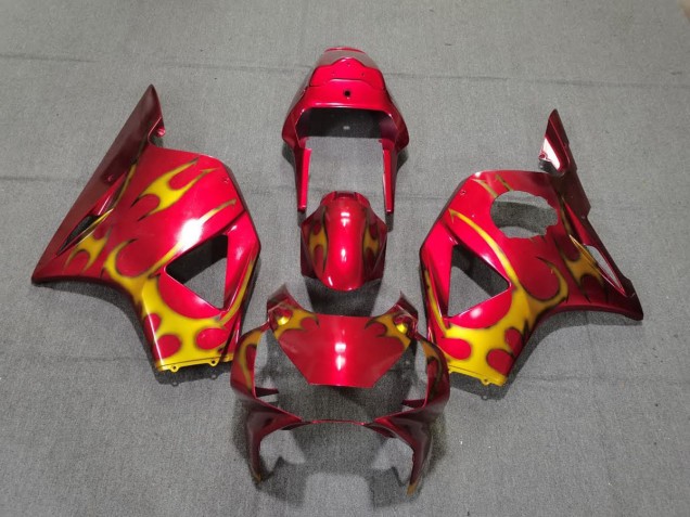 2002-2003 Rot & Gold-Stil Honda CBR954RR Motorrad Verkleidung 2002-2003 Rot & Gold-Stil Honda CBR954RR Motorrad Verkleidung