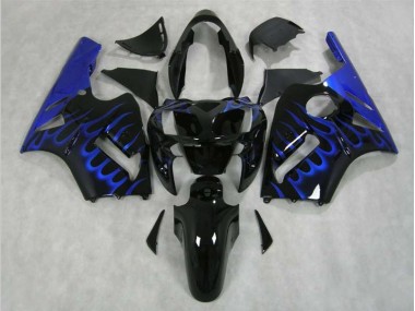 2002-2005 Blaue Flamme Kawasaki ZX12R Motorrad Verkleidung