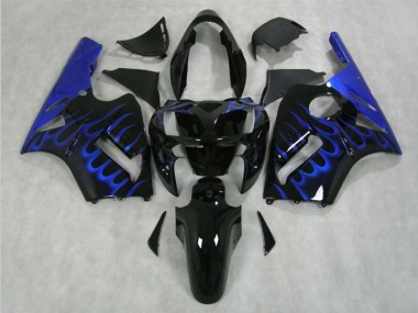 2002-2005 Blaue Flamme Kawasaki ZX12R Motorrad Verkleidung