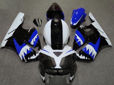 2002-2005 Blauer Hai Kawasaki ZX12R Motorrad Verkleidung