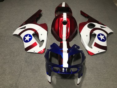 2002-2005 Captain America Kawasaki ZX12R Motorrad Verkleidung