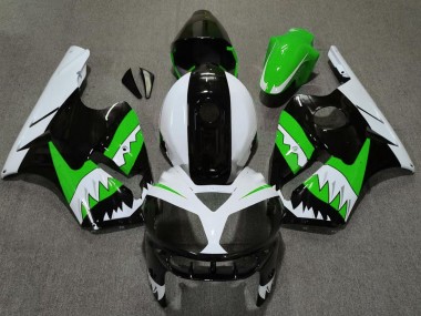 2002-2005 Grüner Hai Kawasaki ZX12R Motorrad Verkleidung