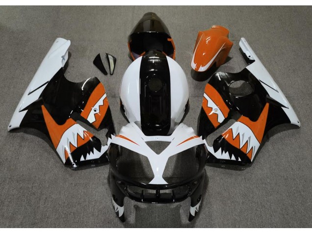 2002-2005 Orange Hai Kawasaki ZX12R Motorrad Verkleidung