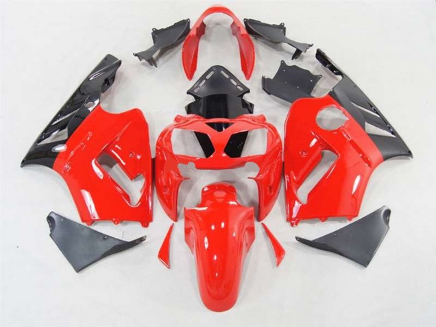 2002-2005 Rot Glänzend Kawasaki ZX12R Motorrad Verkleidung