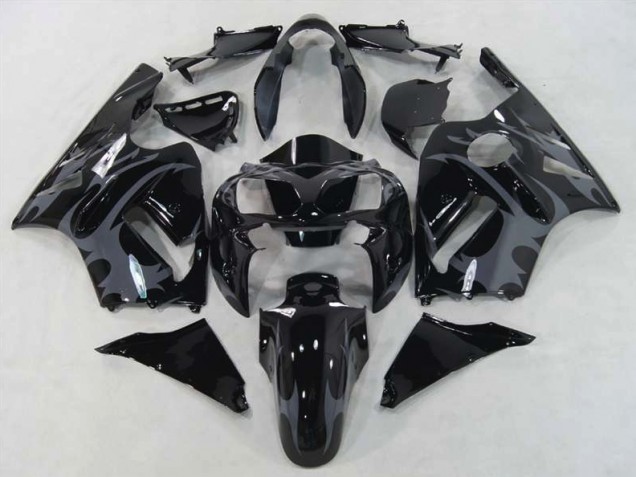 2002-2005 Schwarz Weiß & Blau Kawasaki ZX12R Motorrad Verkleidung 2002-2005 Schwarz Weiß & Blau Kawasaki ZX12R Motorrad Verkleidung
