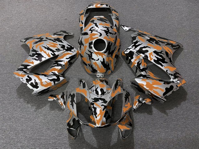 2002-2012 Orange Tarnung Honda VFR800 Motorrad Verkleidung