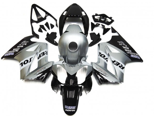 2002-2012 Silber Repsol Honda VFR800 Motorrad Verkleidung 2002-2012 Silber Repsol Honda VFR800 Motorrad Verkleidung