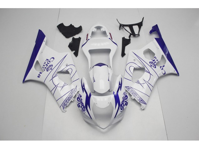 2003-2004 Blau & Weiß Corona Suzuki GSXR 1000 Motorrad Verkleidung