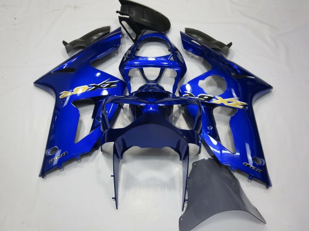 2003-2004 Blau OEM Stil Kawasaki ZX6R Motorrad Verkleidung 2003-2004 Blau OEM Stil Kawasaki ZX6R Motorrad Verkleidung