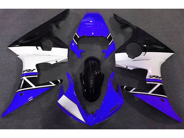 2003-2004 Blauweiß & Schwarz Yamaha R6 Motorrad Verkleidung 2003-2004 Blauweiß & Schwarz Yamaha R6 Motorrad Verkleidung