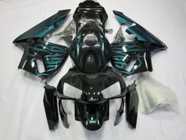 2003-2004 Blaue Flamme Honda CBR600RR Motorrad Verkleidung