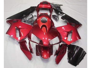 2003-2004 Candy Red Plain Honda CBR600RR Motorrad Verkleidung