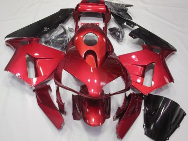 2003-2004 Candy Red Plain Honda CBR600RR Motorrad Verkleidung