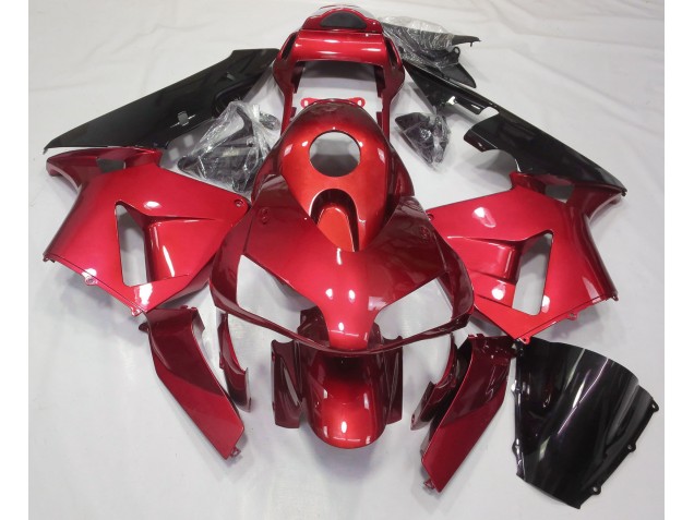 2003-2004 Candy Red Plain Honda CBR600RR Motorrad Verkleidung 2003-2004 Candy Red Plain Honda CBR600RR Motorrad Verkleidung