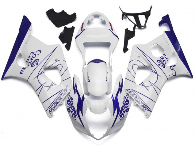 2003-2004 Weiß Corona Benutzerdefinierter Stil Suzuki GSXR 1000 Motorrad Verkleidung 2003-2004 Weiß Corona Benutzerdefinierter Stil Suzuki GSXR 1000 Motorrad Verkleidung