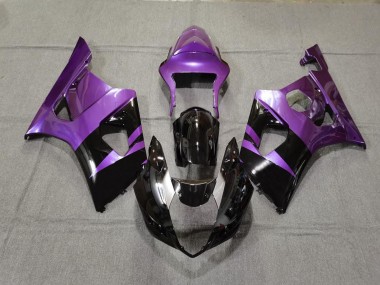2003-2004 Glanz Lila & Schwarz Suzuki GSXR 1000 Motorrad Verkleidung