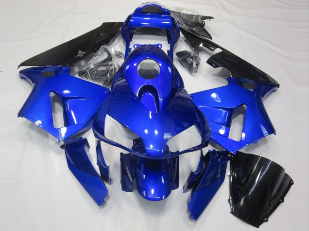 2003-2004 Glänzend Blau & Schwarz Honda CBR600RR Motorrad Verkleidung