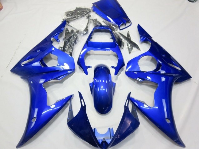2003-2004 Glänzend Blau Yamaha R6 Motorrad Verkleidung 2003-2004 Glänzend Blau Yamaha R6 Motorrad Verkleidung