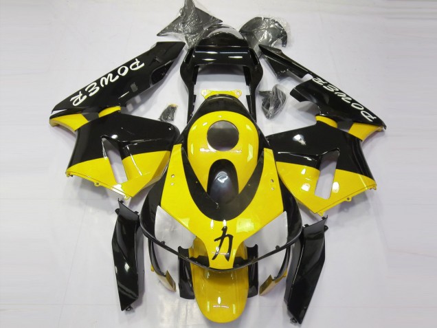 2003-2004 Glänzendes Gelb Power Honda CBR600RR Motorrad Verkleidung 2003-2004 Glänzendes Gelb Power Honda CBR600RR Motorrad Verkleidung