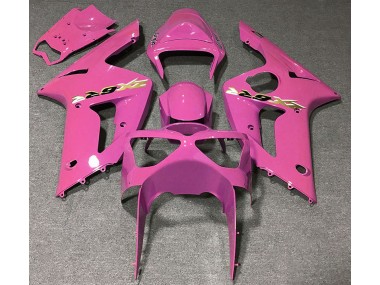 2003-2004 Glanzrosa Kawasaki ZX6R Motorrad Verkleidung
