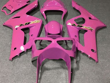 2003-2004 Glanzrosa Kawasaki ZX6R Motorrad Verkleidung