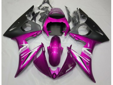 2003-2004 Glanzrosa & Weiß Yamaha R6 Motorrad Verkleidung