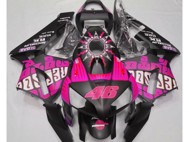 2003-2004 Hot Pink Rossi Repsol Honda CBR600RR Motorrad Verkleidung
