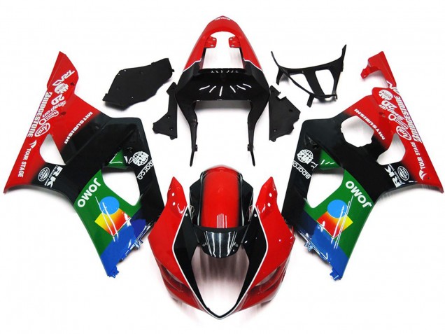 2003-2004 JOMO Suzuki GSXR 1000 Motorrad Verkleidung 2003-2004 JOMO Suzuki GSXR 1000 Motorrad Verkleidung