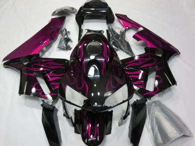 2003-2004 Knallpink Flamme Honda CBR600RR Motorrad Verkleidung