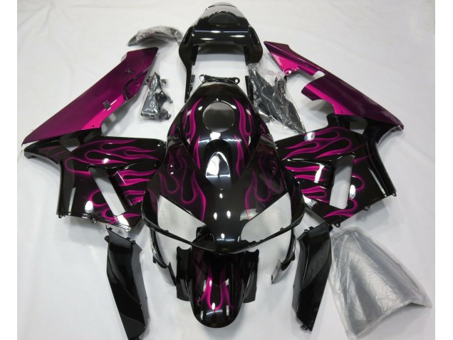 2003-2004 Knallpink Flamme Honda CBR600RR Motorrad Verkleidung 2003-2004 Knallpink Flamme Honda CBR600RR Motorrad Verkleidung
