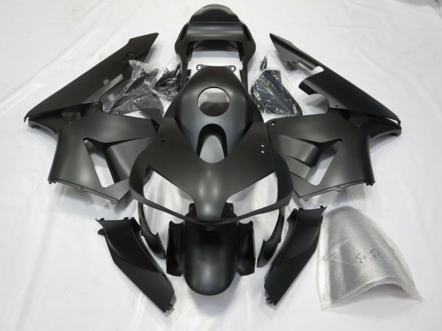 2003-2004 Matt Schwarz Honda CBR600RR Motorrad Verkleidung