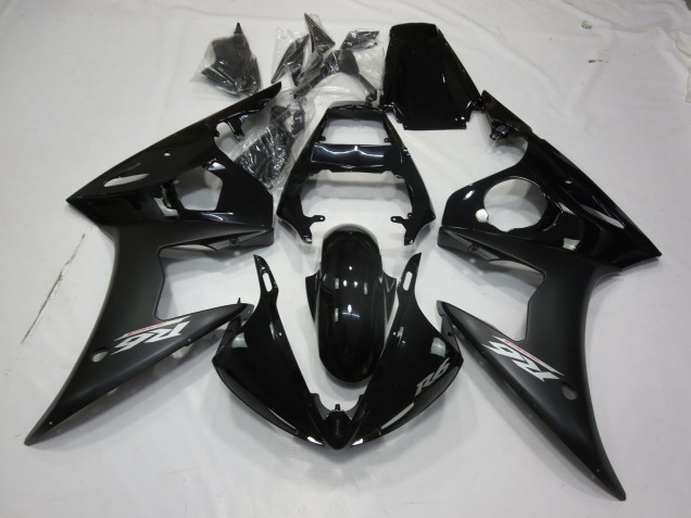 2003-2004 Matt Schwarz Yamaha R6 Motorrad Verkleidung 2003-2004 Matt Schwarz Yamaha R6 Motorrad Verkleidung