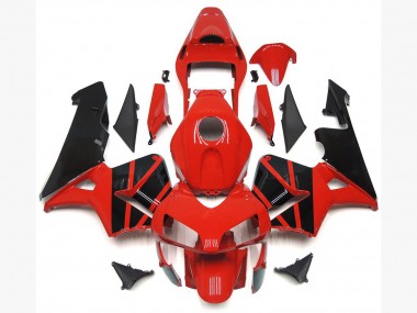 2003-2004 OEM Stil Rot Schwarz Honda CBR600RR Motorrad Verkleidung