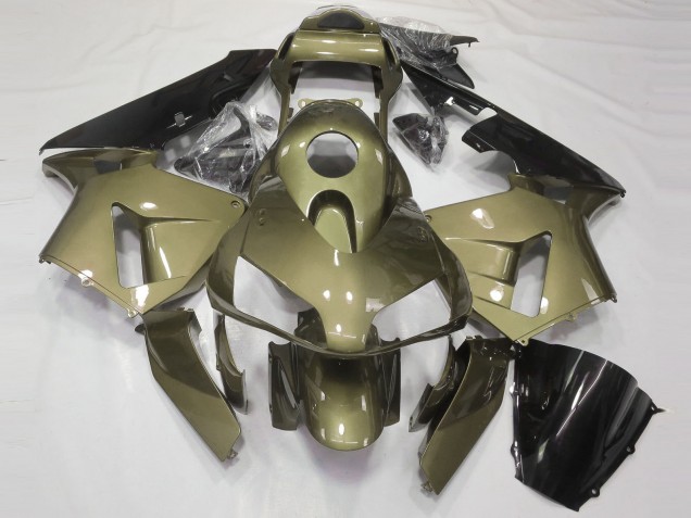 2003-2004 Oliv Glänzend Honda CBR600RR Motorrad Verkleidung 2003-2004 Oliv Glänzend Honda CBR600RR Motorrad Verkleidung