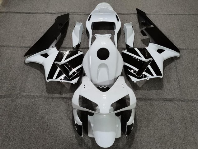 2003-2004 Perlweiß & Schwarz Honda CBR600RR Motorrad Verkleidung 2003-2004 Perlweiß & Schwarz Honda CBR600RR Motorrad Verkleidung