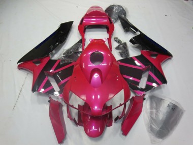 2003-2004 Pink & Schwarz Honda CBR600RR Motorrad Verkleidung
