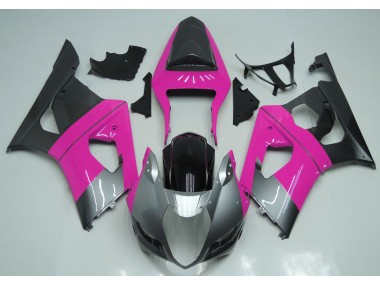 2003-2004 Rosa Silber & Schwarz Suzuki GSXR 1000 Motorrad Verkleidung