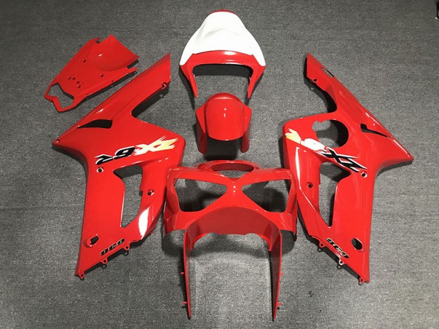 2003-2004 Rot 636 Kawasaki ZX6R Motorrad Verkleidung