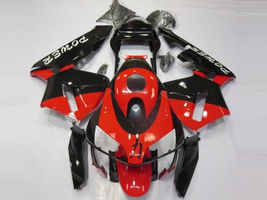 2003-2004 Rot Black Power Honda CBR600RR Motorrad Verkleidung