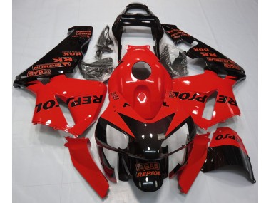 2003-2004 Rot Glänzend Repsol Honda CBR600RR Motorrad Verkleidung