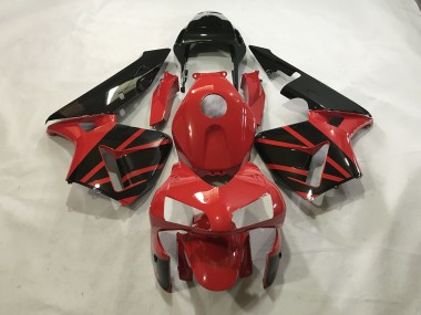 2003-2004 Rot Glänzend / Schwarz Honda CBR600RR Motorrad Verkleidung