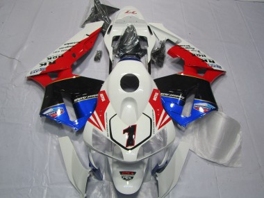 2003-2004 Rot Weiß Schwarz & Blau Honda CBR600RR Motorrad Verkleidung